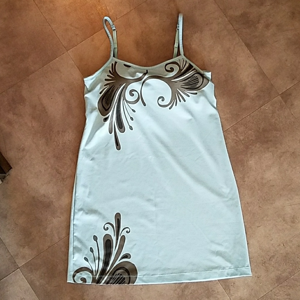 Athleta light blue dress with built in bra!